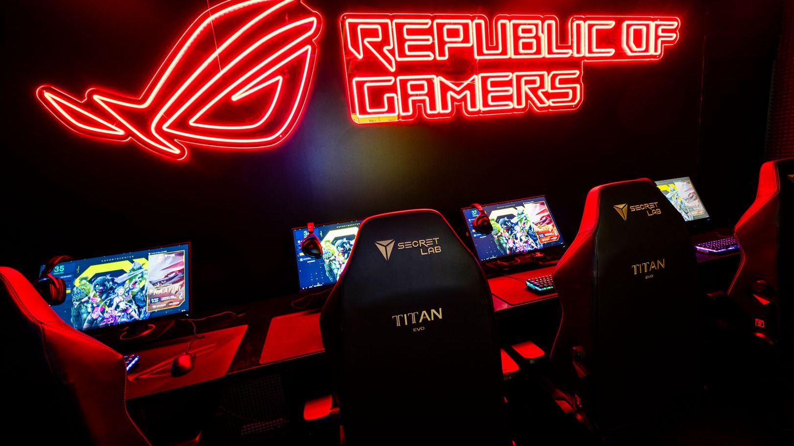 Asus Rog + SecretLab - Madrid